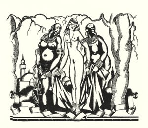Illustration til Don Juan af Lord Byron (litho) af John Austen