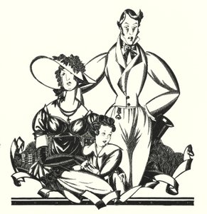 Illustration til Don Juan af Lord Byron (litho) af John Austen