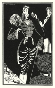 Illustration til Don Juan af Lord Byron: sammensat af ungdom, berømmelse og en hærs skrædder (Litho) af John Austen