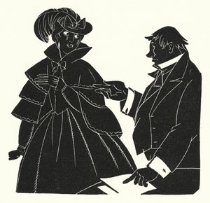 Illustration til Madame Bovary af Gustave Flaubert (litho) af John Austen
