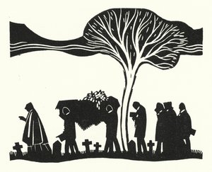 Illustration til Madame Bovary af Gustave Flaubert (litho) af John Austen