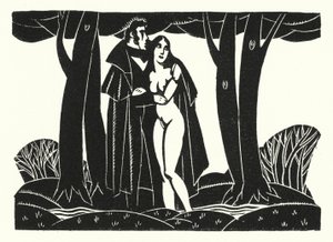Illustration til Madame Bovary af Gustave Flaubert (litho) af John Austen