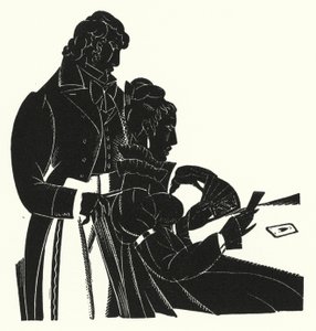 Illustration til Madame Bovary af Gustave Flaubert (litho) af John Austen
