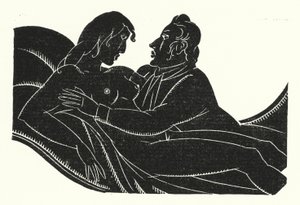 Illustration til Madame Bovary af Gustave Flaubert (litho) af John Austen