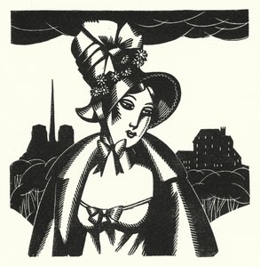 Illustration til Madame Bovary af Gustave Flaubert (litho) af John Austen