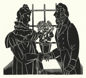 Illustration til Madame Bovary af Gustave Flaubert (litho) af John Austen