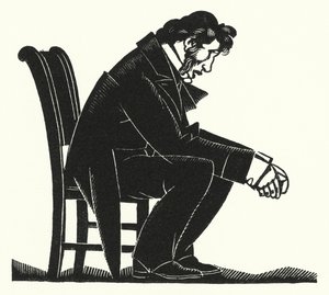 Illustration til Madame Bovary af Gustave Flaubert (litho) af John Austen