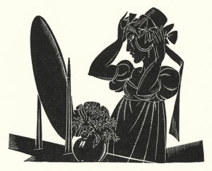 Illustration til Madame Bovary af Gustave Flaubert (litho) af John Austen