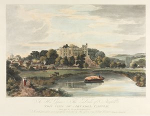 Denne udsigt over Arundel Castle, 1819. af John Baily