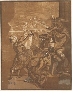 The Miracle of Saint Mark (højre side) af John Baptist Jackson after Jacopo Tintoretto