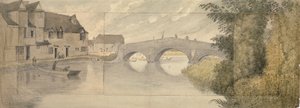 Hythe Bridge, Oxford, 1789 af John Baptist Malchair