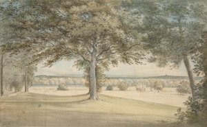 Kirtlington Park, 9. oktober 1783 af John Baptist Malchair
