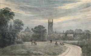 Indgangen til Oxford fra London, fra erindring, 16. juli 1790 af John Baptist Malchair