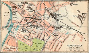 Gloucester, det 20. århundrede af John Bartholomew