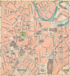 Sheffield, det 20. århundrede af John Bartholomew