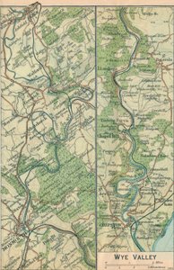 Wye Valley, det 20. århundrede af John Bartholomew