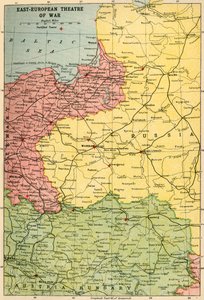 Østeuropæiske krigsteater, 1914-1918, c1920.