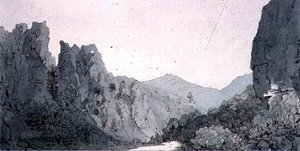 Dovedale, Derbyshire af John Bavistock Knight