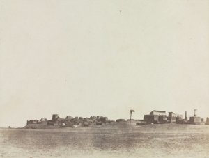 Udsigt over Luxor, 1854.