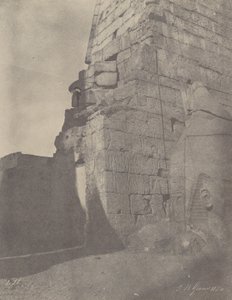 Louqsor. Historiske skulpturer af Pylon, højre massiv af John Beasly Greene
