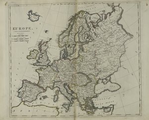 Europa, 1814 af John Bower
