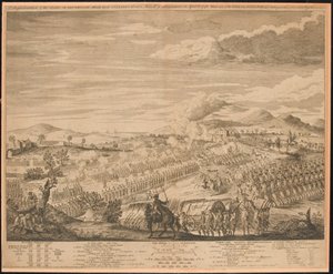 ?En repræsentation af slaget på Drunmossie [sic] Moor nær Culloden?, 16. april 1746 af John Bowles