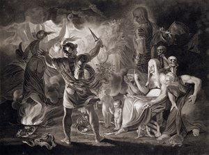 Macbeth, de tre hekse og Hecate, 1805