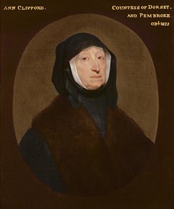 Lady Ann Clifford, grevinde af Dorset og Pembroke (d.1675) af John Bracken