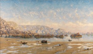 På Kanaløerne (olie på lærred)