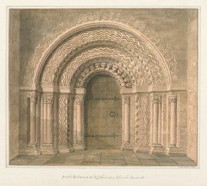 Cornwall - Kilkhampton Kirke af John Buckler
