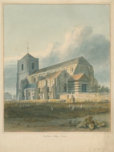 Essex - Waltham Abbey, 1802 af John Buckler