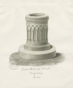 Font hos Biddulph af John Buckler