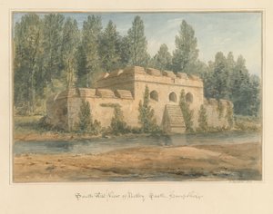 Hampshire - Netley Castle, 1828 af John Buckler