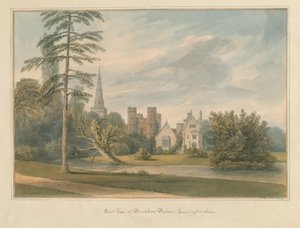 Huntingdonshire - Buckden Palace, 1799 af John Buckler