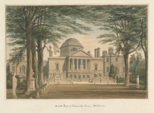 Middlesex - Chiswick House, 1822 af John Buckler