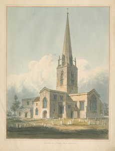 Oxfordshire - Bampton Church, 1802 af John Buckler
