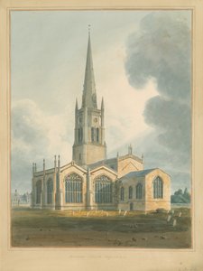 Oxfordshire - Bloxham Church, 1802 af John Buckler