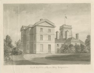 Ranton Abbey [Priory]: sepia drawing, 1842dani af John Buckler