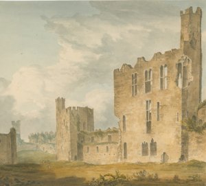 Wales - Carnarvonshire - Conway Castle, 1800 af John Buckler