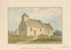 Wiltshire - Chicklade Church, 1817 af John Buckler