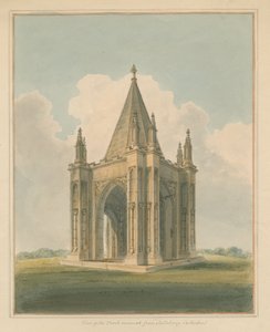 Wiltshire - Salisbury Cathedral - Porch, 1800 af John Buckler
