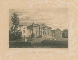 Wiltshire - Stourhead - Mansion: gravering, 1817