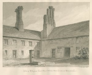 Worcestershire - Droitwich - Staynors Court: sepia drawing, 1833dani af John Buckler