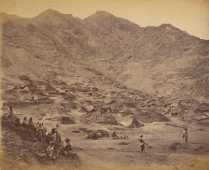 Kutchi-landsby (sigøjner) og lejr nær Dakka af John Burke