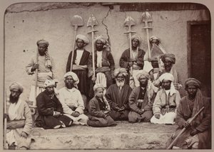 Landejere og arbejdere i Kabul, 1879 af John Burke