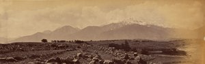 Panorama Safed Koh fra Khyber til Shutar Gardan af John Burke
