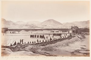 The Laager and Abattis, Sherpur Cantonment, December 1879dani af John Burke