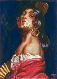 George Bizet, Carmen (farvelitografi) af John Byam Liston Shaw