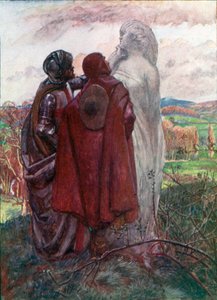 Lots kone (farvelitografi) af John Byam Liston Shaw