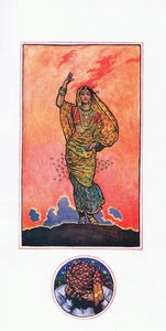 Reminiscens af Muhammad Akram, illustration fra The Garden of Kama (og andre tekster fra Indien), 1920 af John Byam Liston Shaw